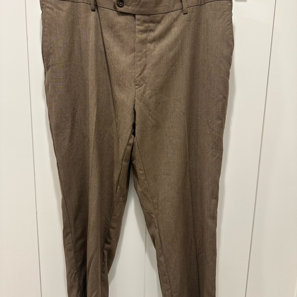 Joseph & Feiss Men's Brown Dress Slacks